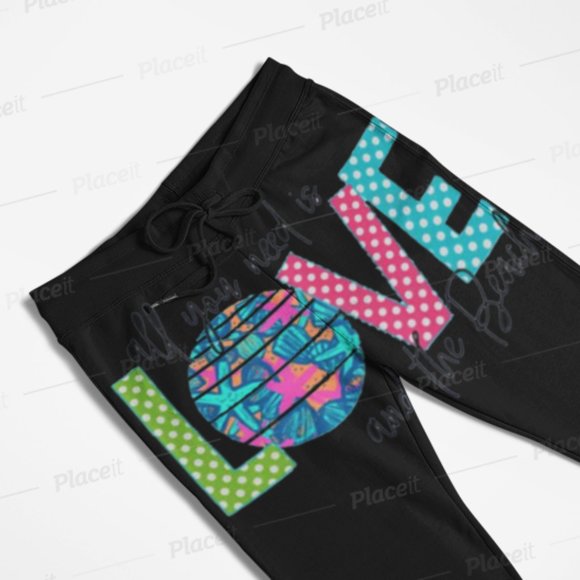 LOVE, Sweat pants, Weekender lounge pants, sweatpants - Picture 1 of 5